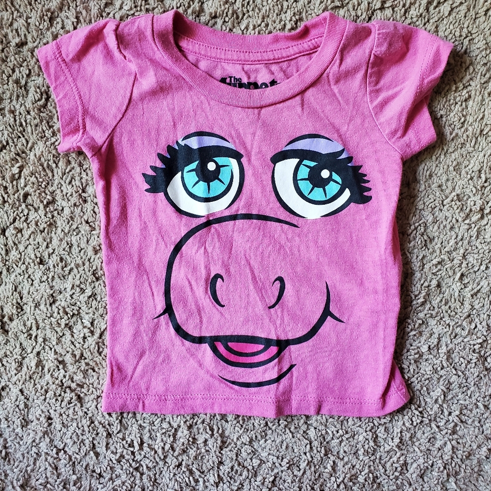 Muppets miss piggy pink shirt size 12months